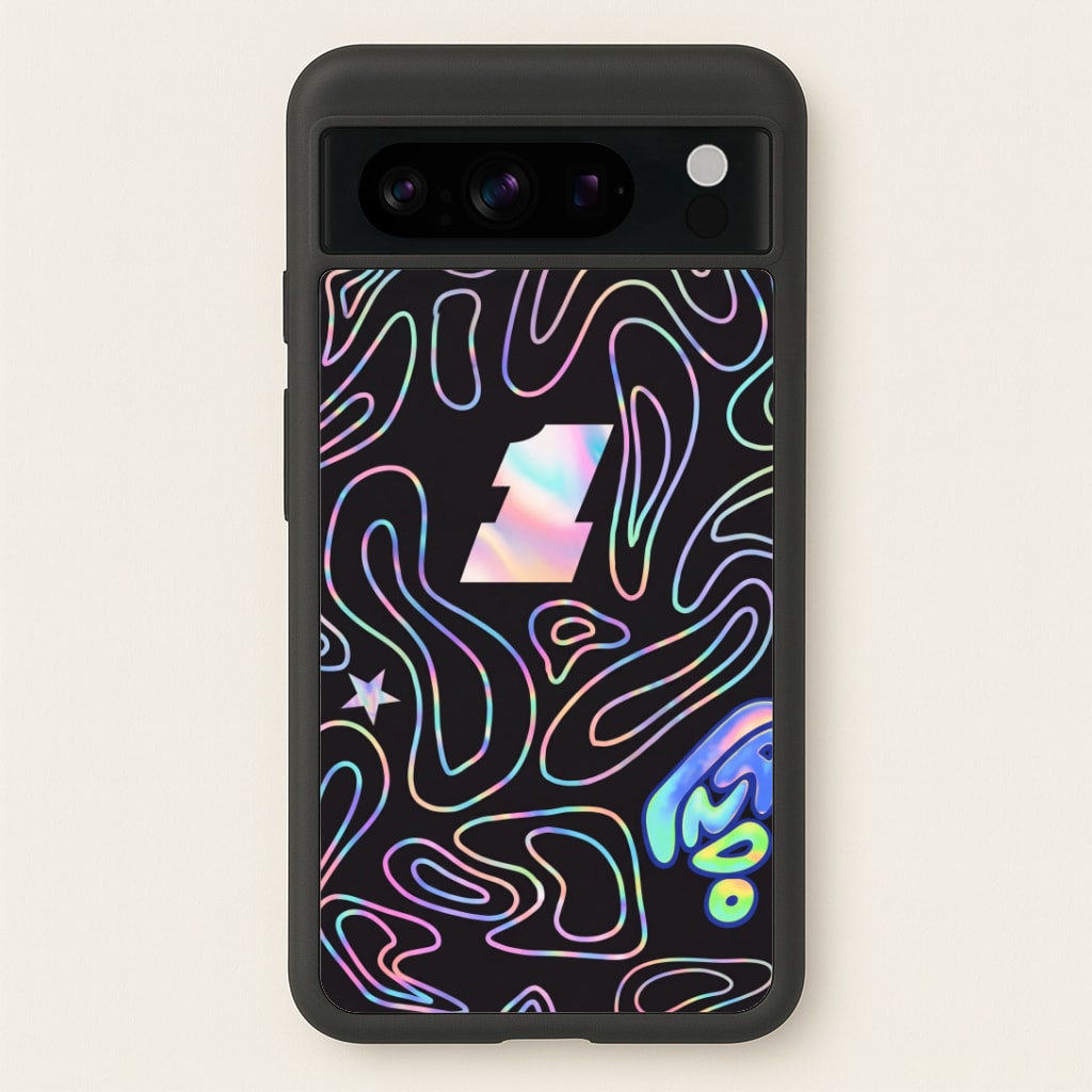 Black and Neon Norris Phone Case