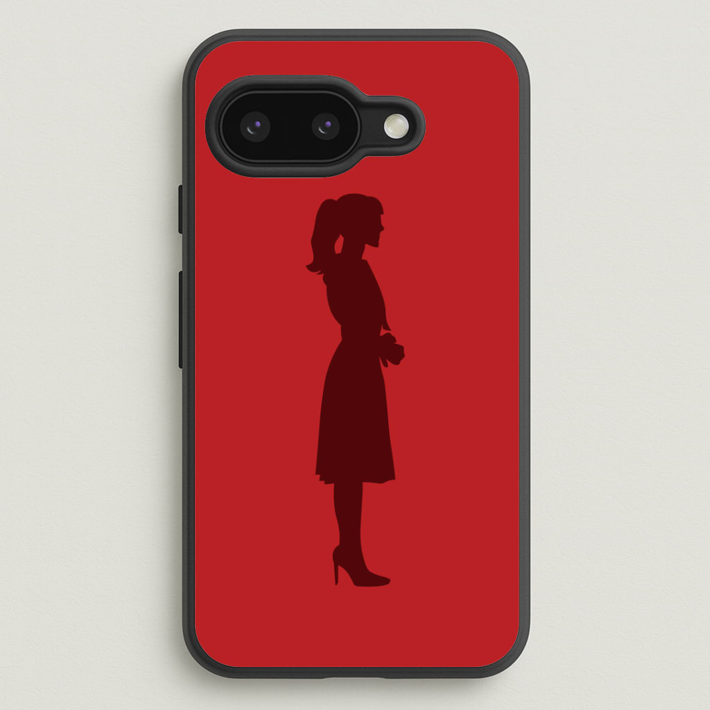 Crimson Silhouette Phone Case