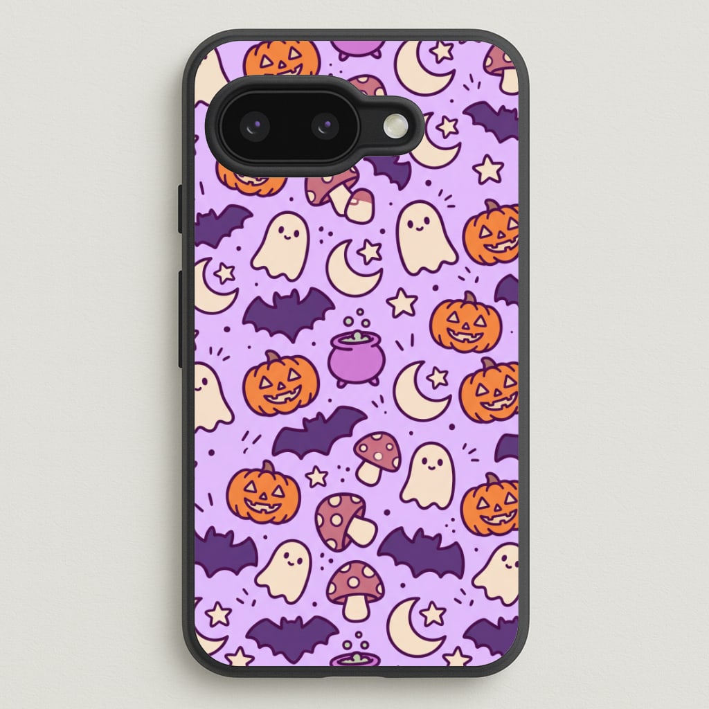 Lilac Witchy Doodles Phone Case