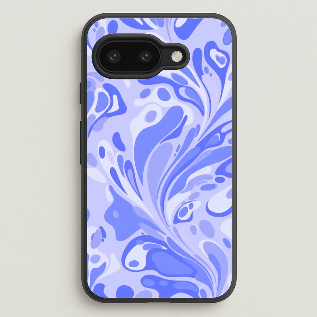 Periwinkle Marble Swirl Phone Case