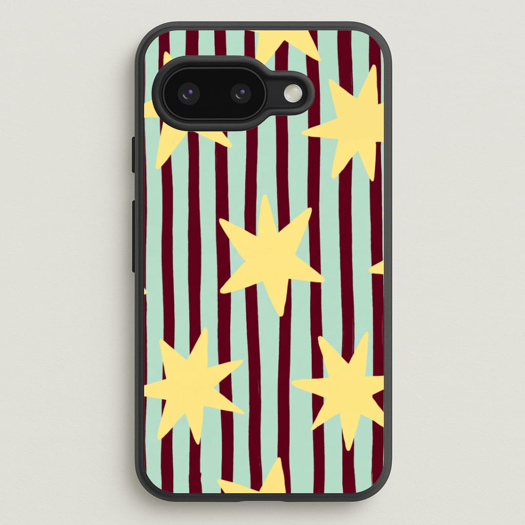 Butter Stars On Stripes Phone Case