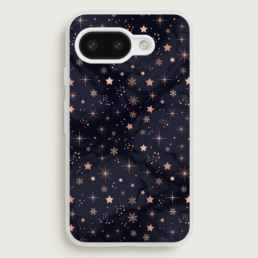 Midnight Frost Stars Phone Case