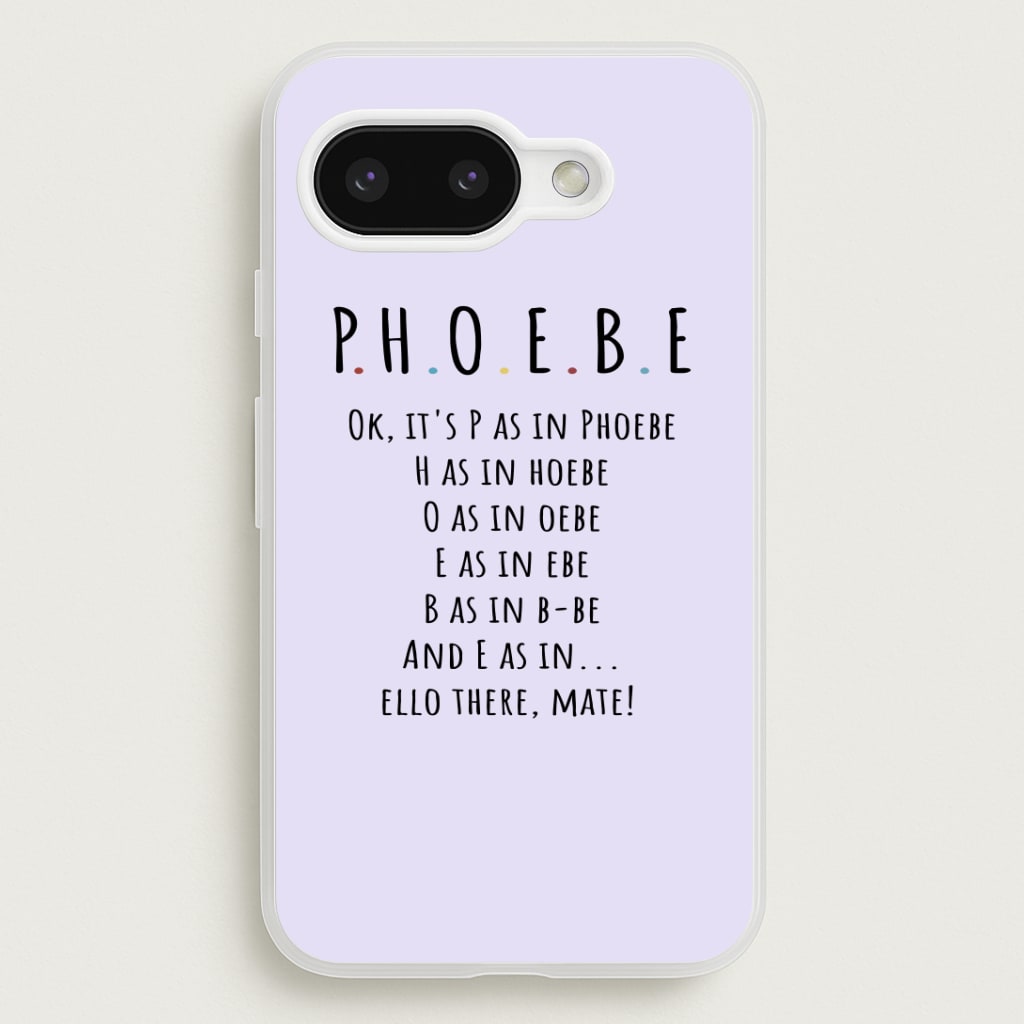 Spelling Phoebe Phone Case