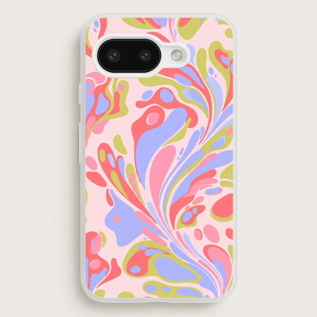 Pastel Marble Swirl Phone Case