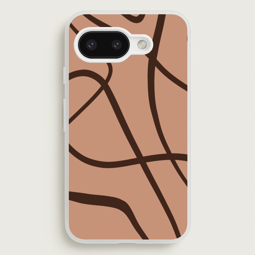 Lined Abstract Nude Phone Case
