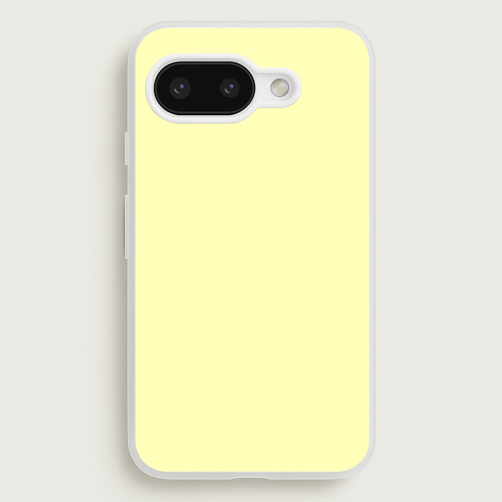 Back To Casics - Pretty Pastels - Plain Yellow Phone Case