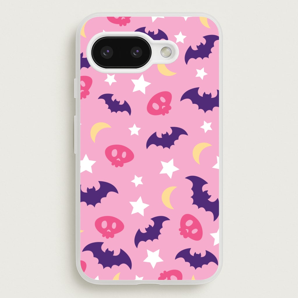 Skull, Bats And Stars Pattern Phone Case
