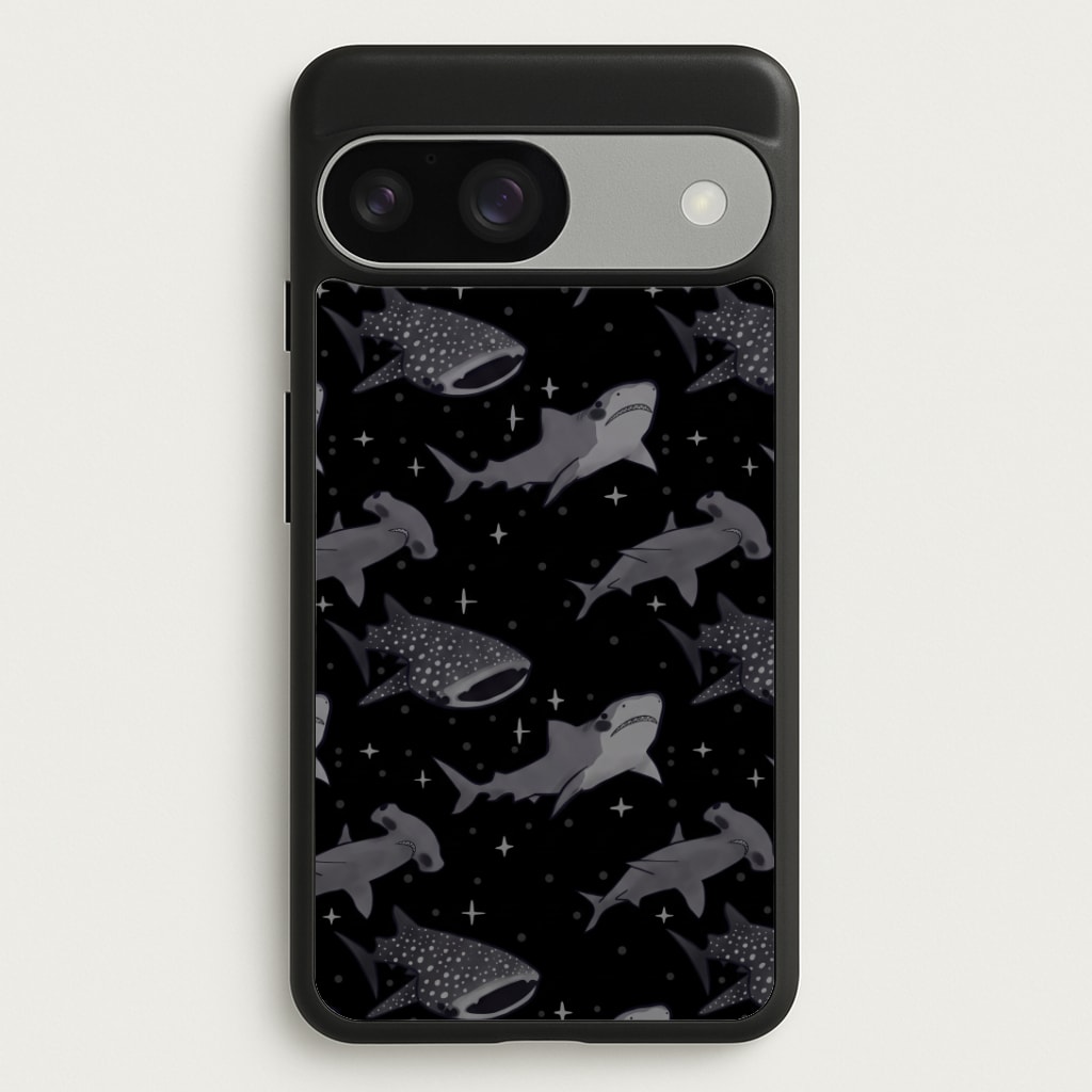 Black Shark Pattern Phone Case