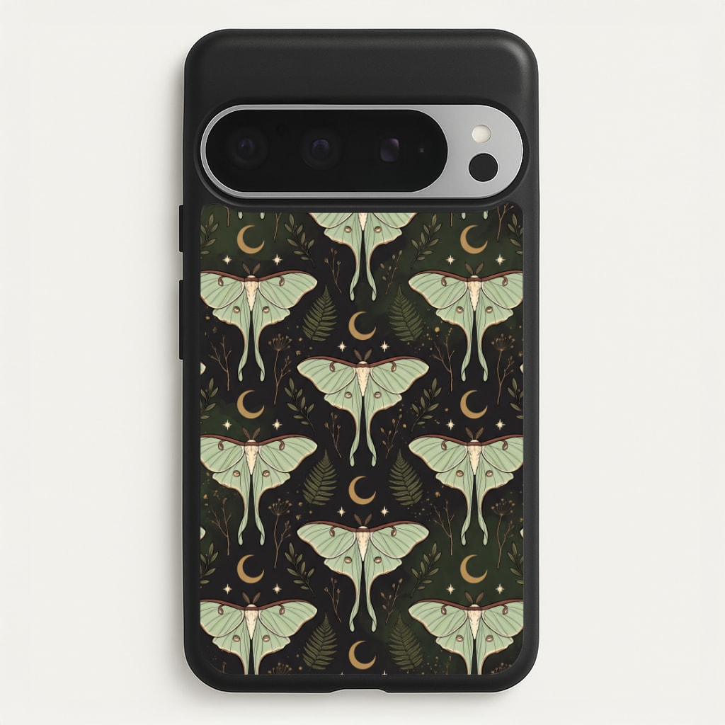 Moonlit Luna Moths Phone Case