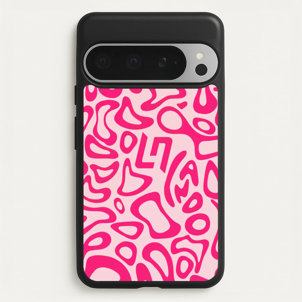 Norris Helmet Pattern - Pink Phone Case