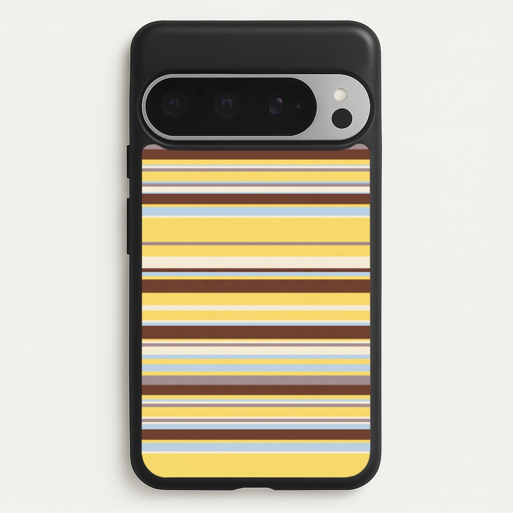 Cocoa Blue Stripe Phone Case
