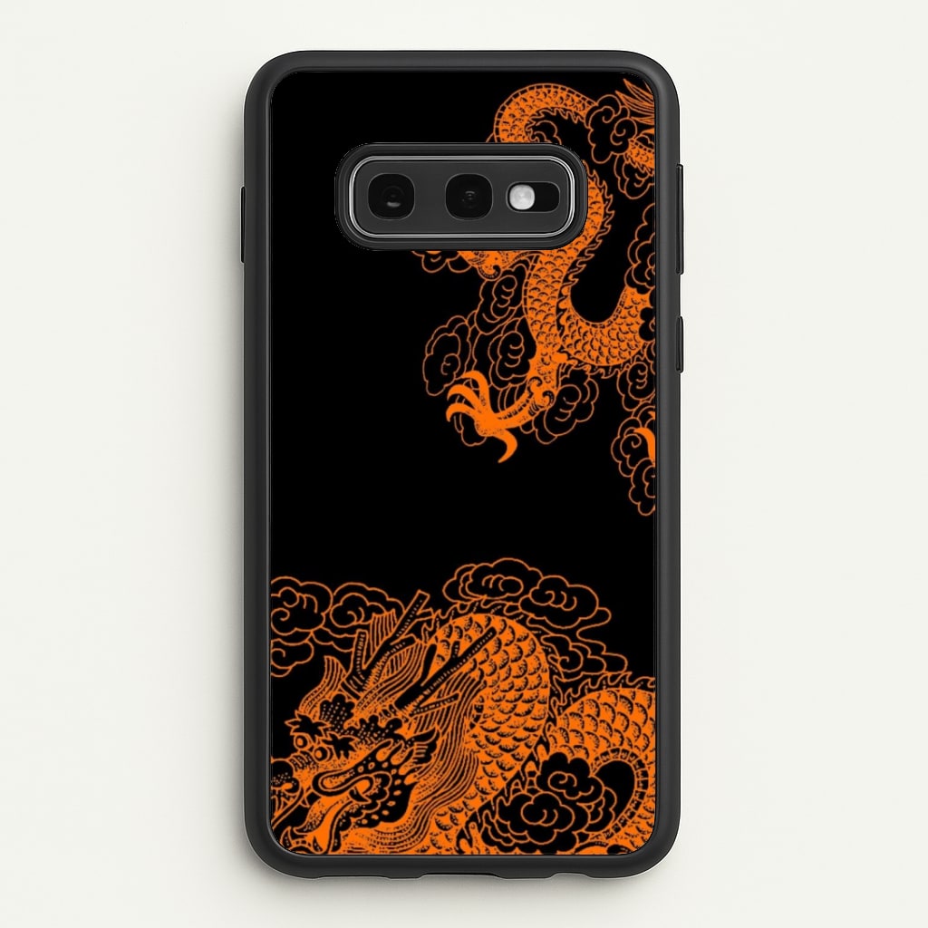 Orange Dragon Phone Case