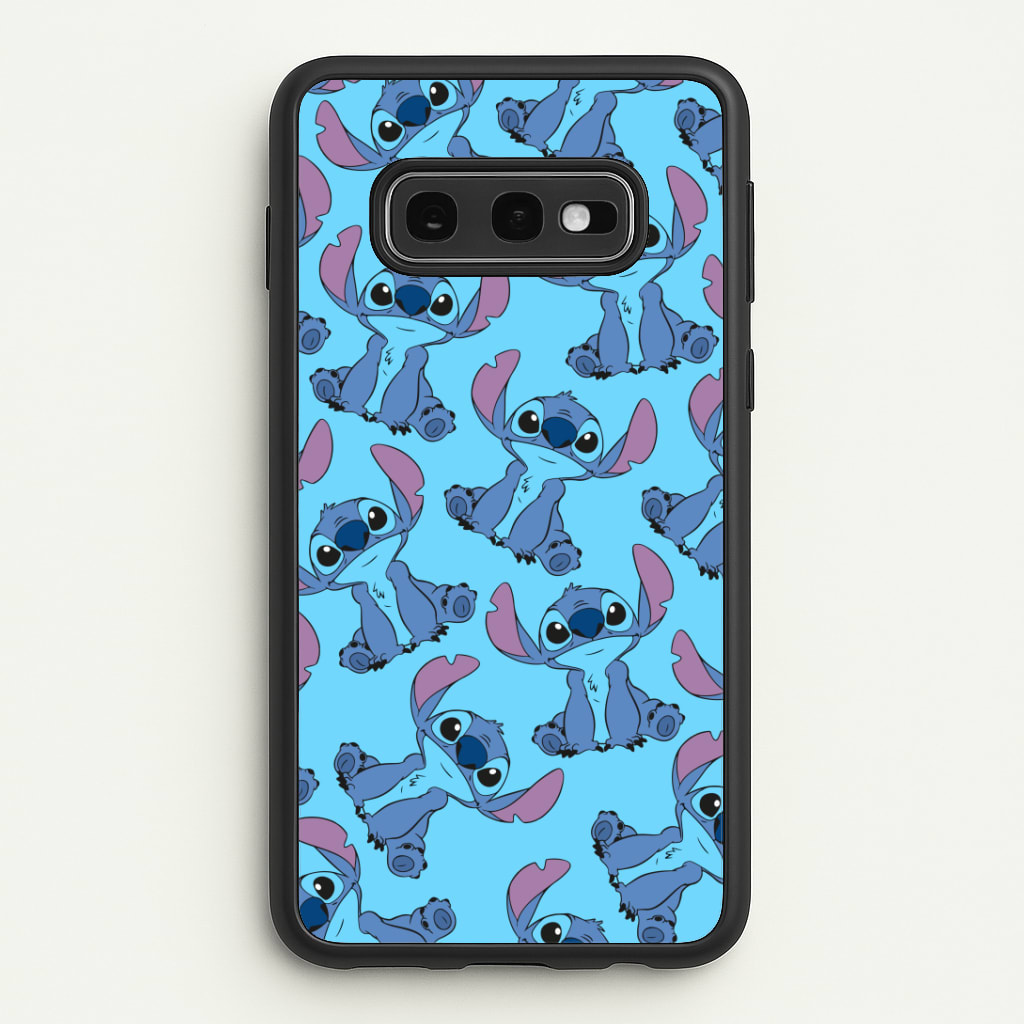 Cute Alien Blue Pattern Phone Case