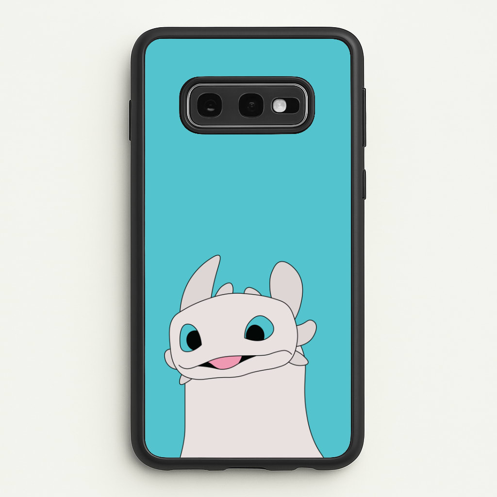 White Fury Dragon Phone Case