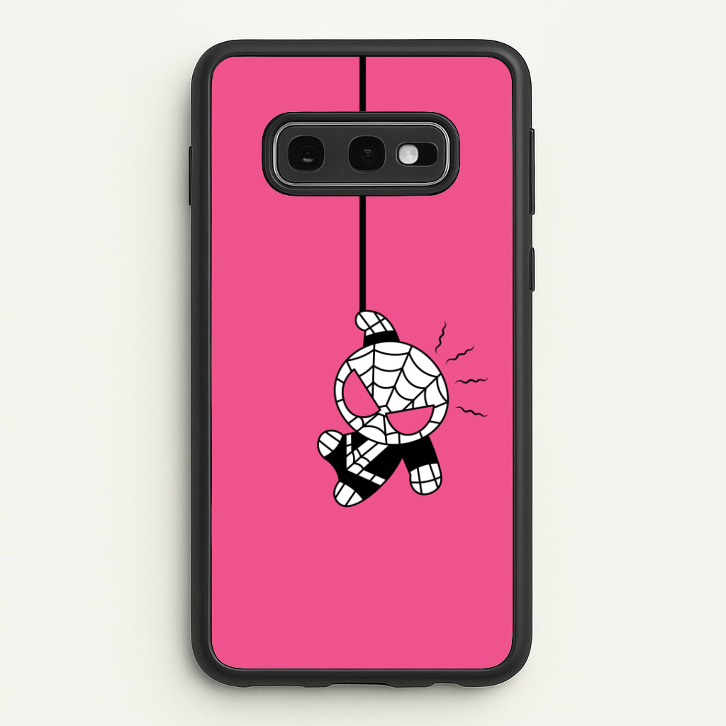 Pink Hanging Spider Hero Phone Case