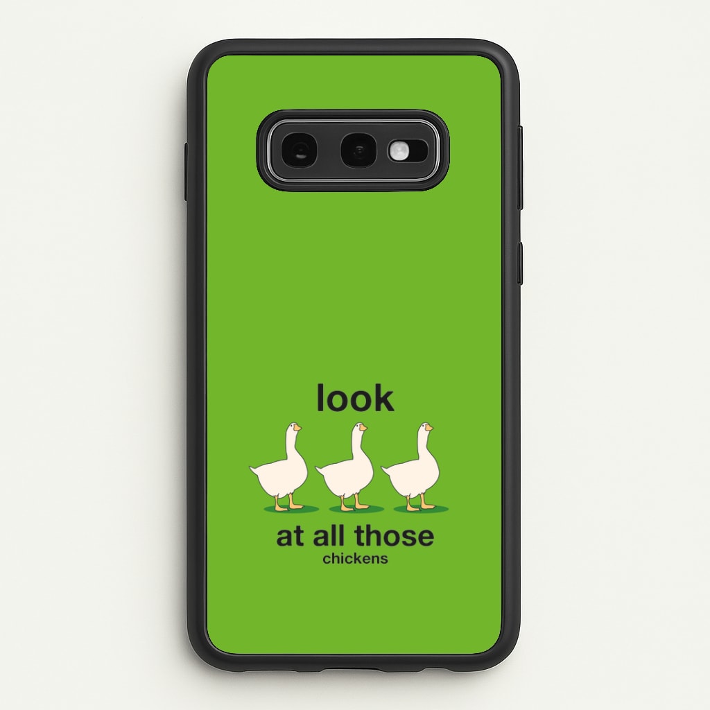 Look At All Those Chickens - Memes Phone Case