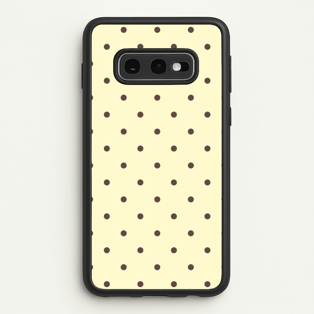 Vanilla & Chocolate Polka Dots Phone Case