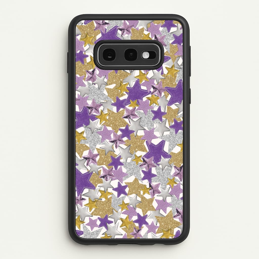 Mauve Stars Collage  Phone Case