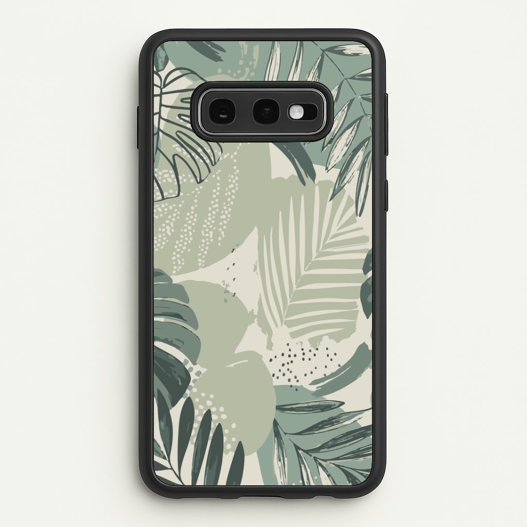 Green Leaf Pattern - Foliage Phone Case