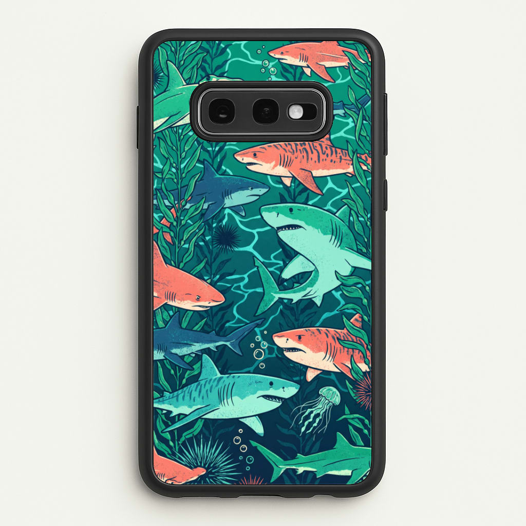 Retro Sharks Phone Case