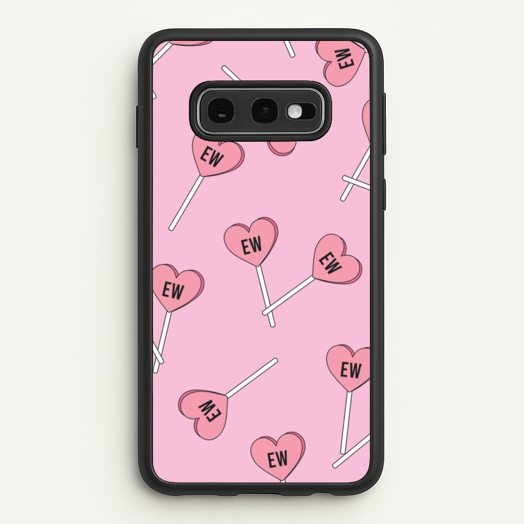 Ew Love Heart Lolipops Pattern Phone Case