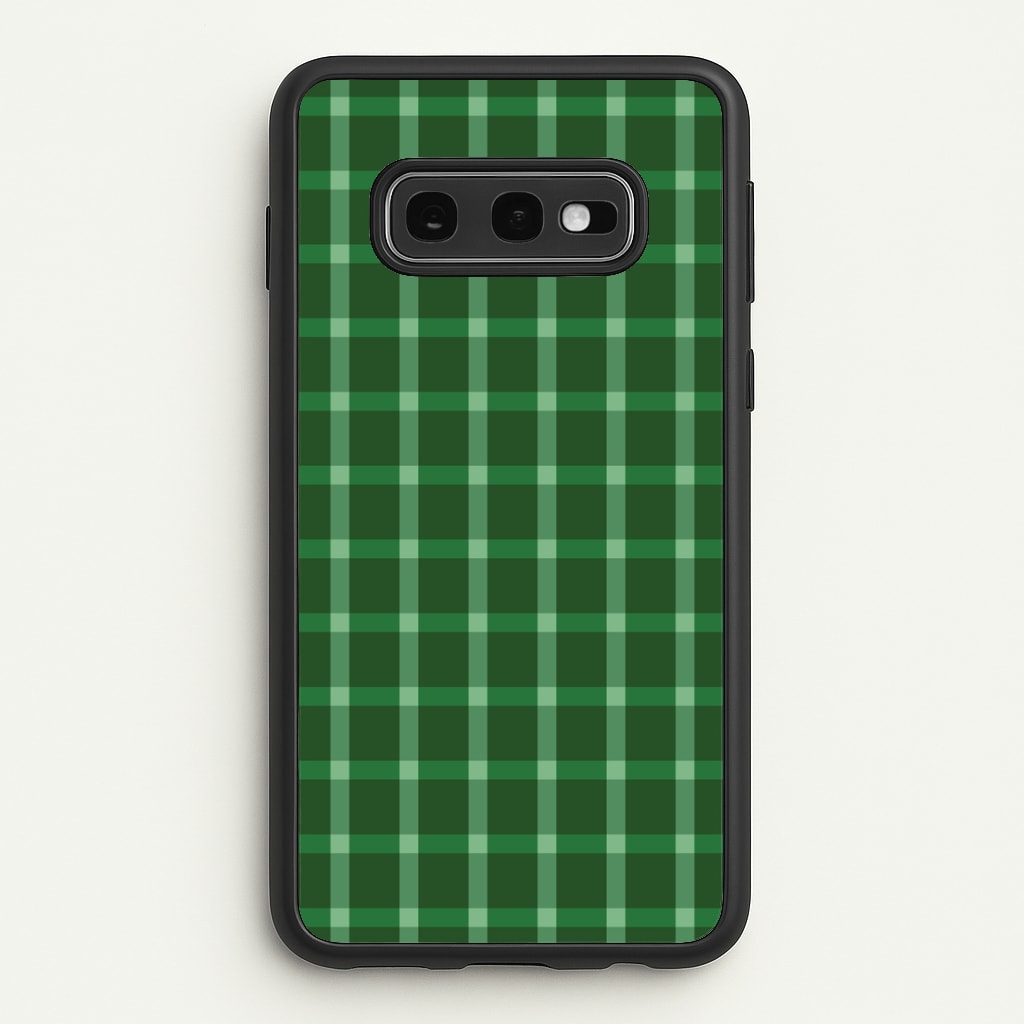 Dark Green Tartan Christmas Pattern Phone Case