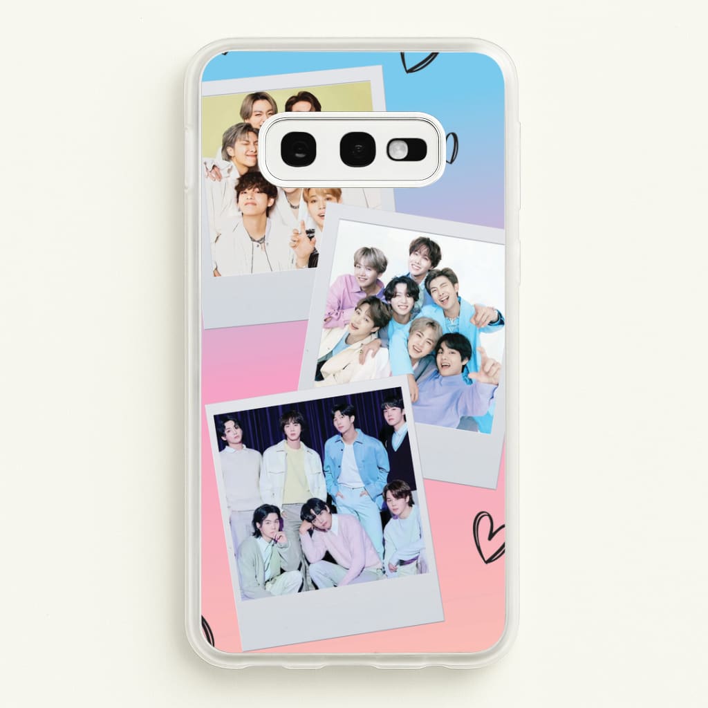K-Pop Band Polaroid Collage Phone Case