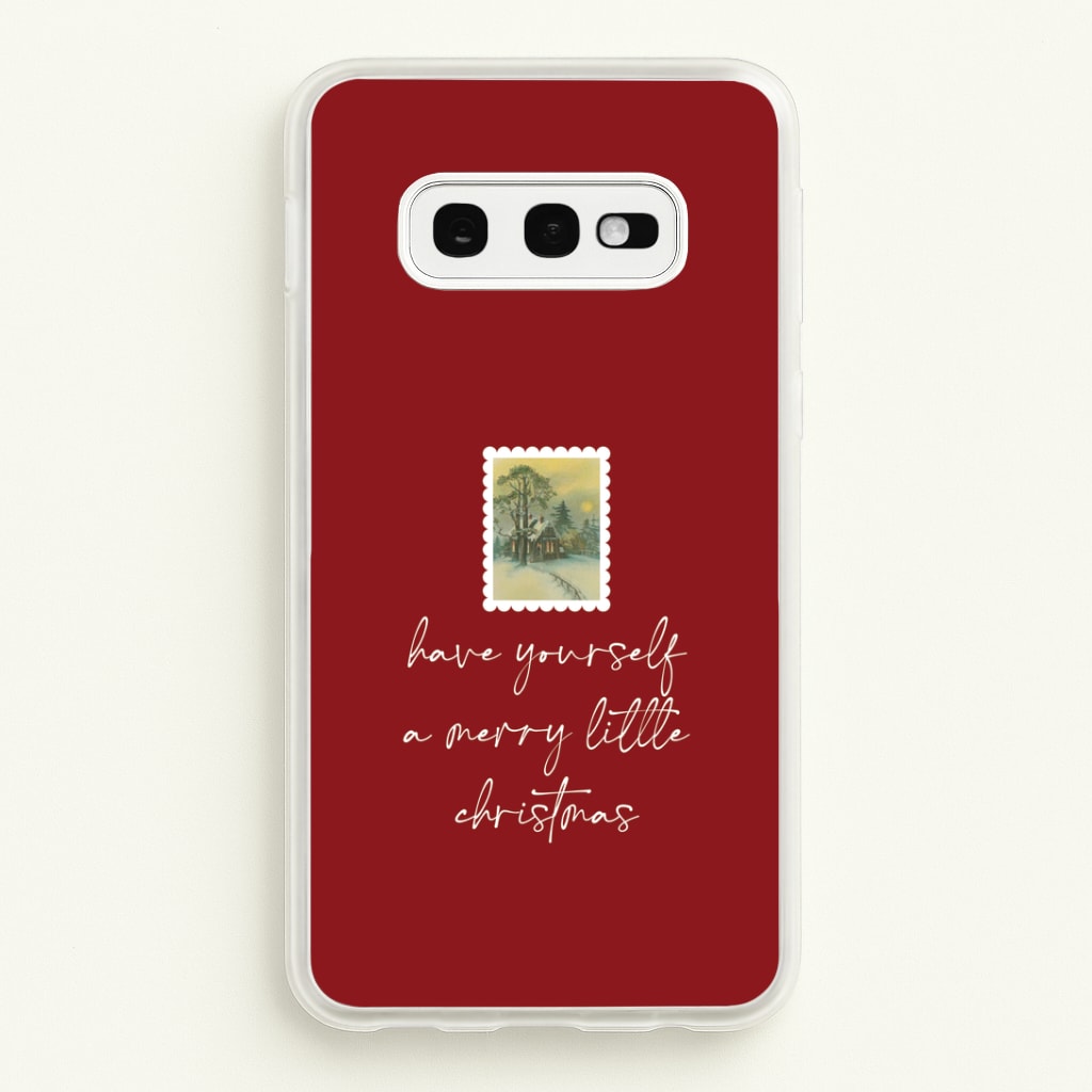 A Merry Little Christmas Stamp Phone Case