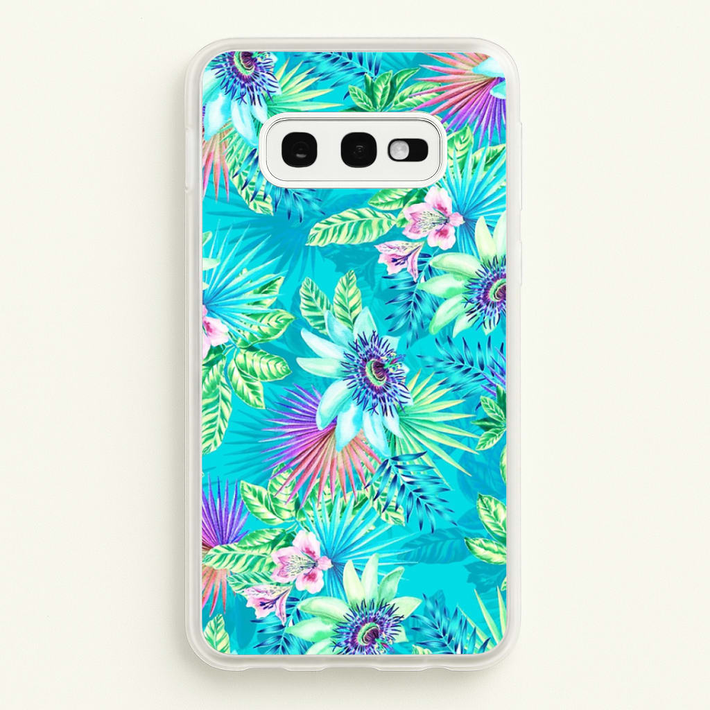 Blue Floral Pattern Phone Case