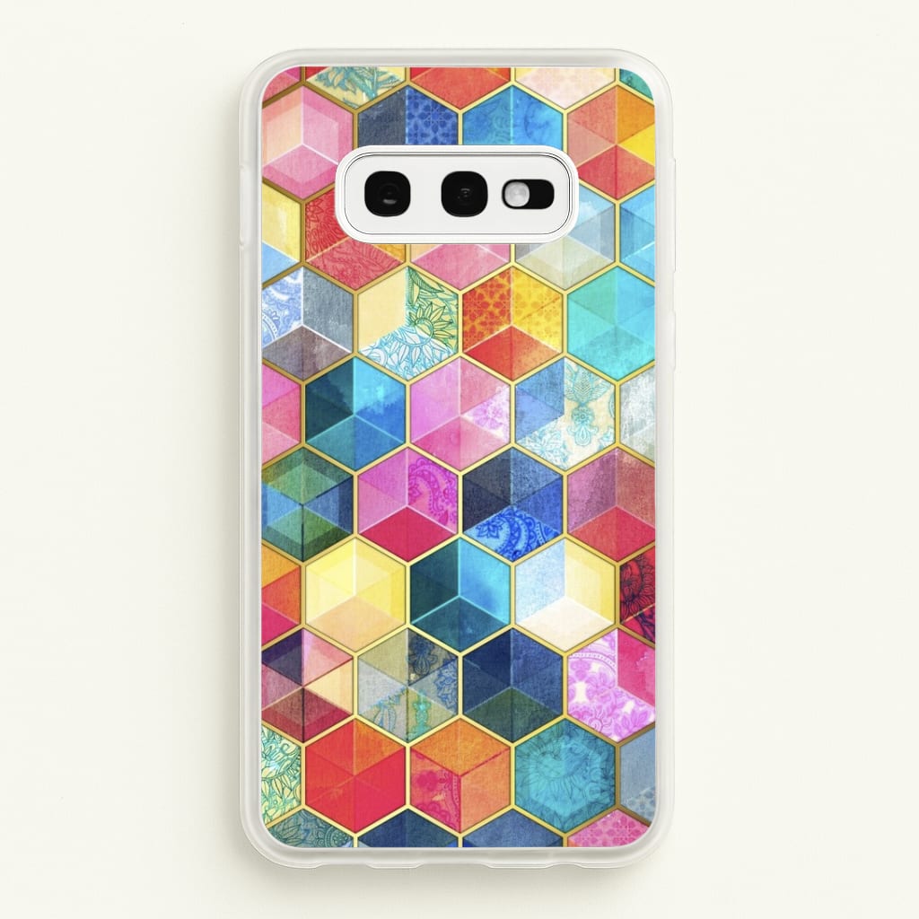 Colourful Honeycomb Pattern Phone Case