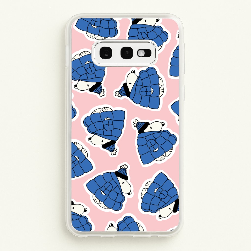 Cartoon Beagle Puffer Jacket Pattern Phone Case