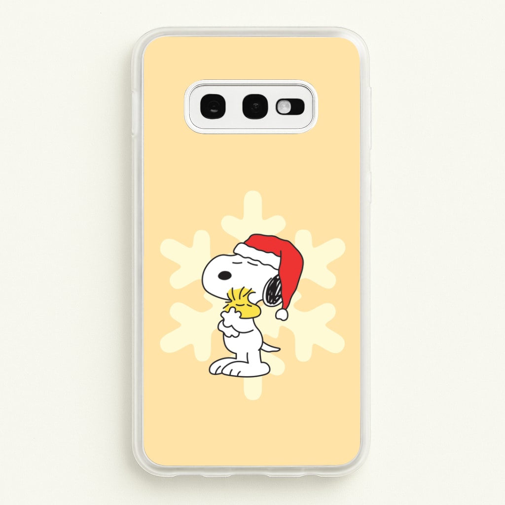 Christmas Cartoon Beagle And Bird Phone Case