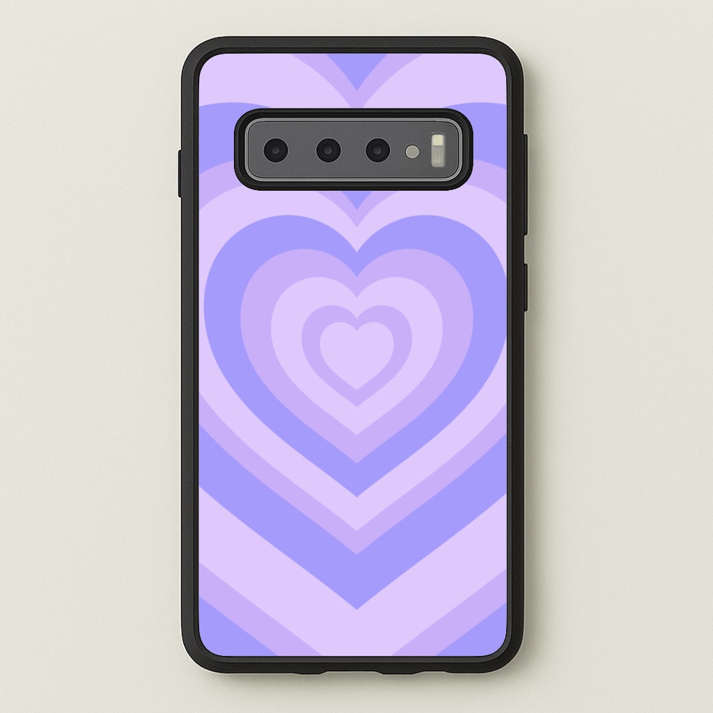 Purple - Colourful Hearts Phone Case