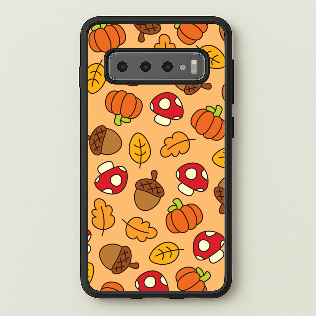 Cartoon Autumn Icons Pattern Phone Case