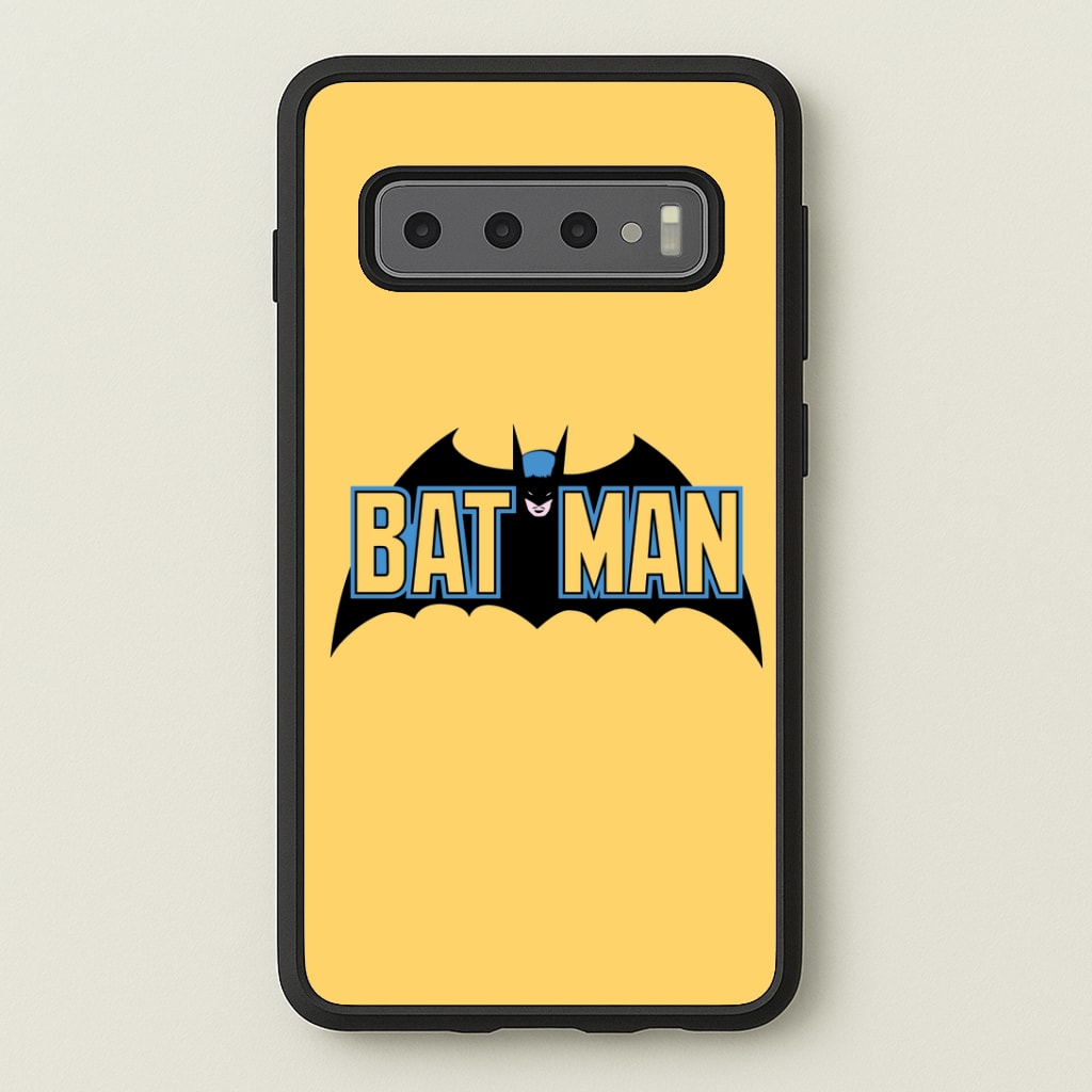 Yellow Bat Superhero Logo Phone Case