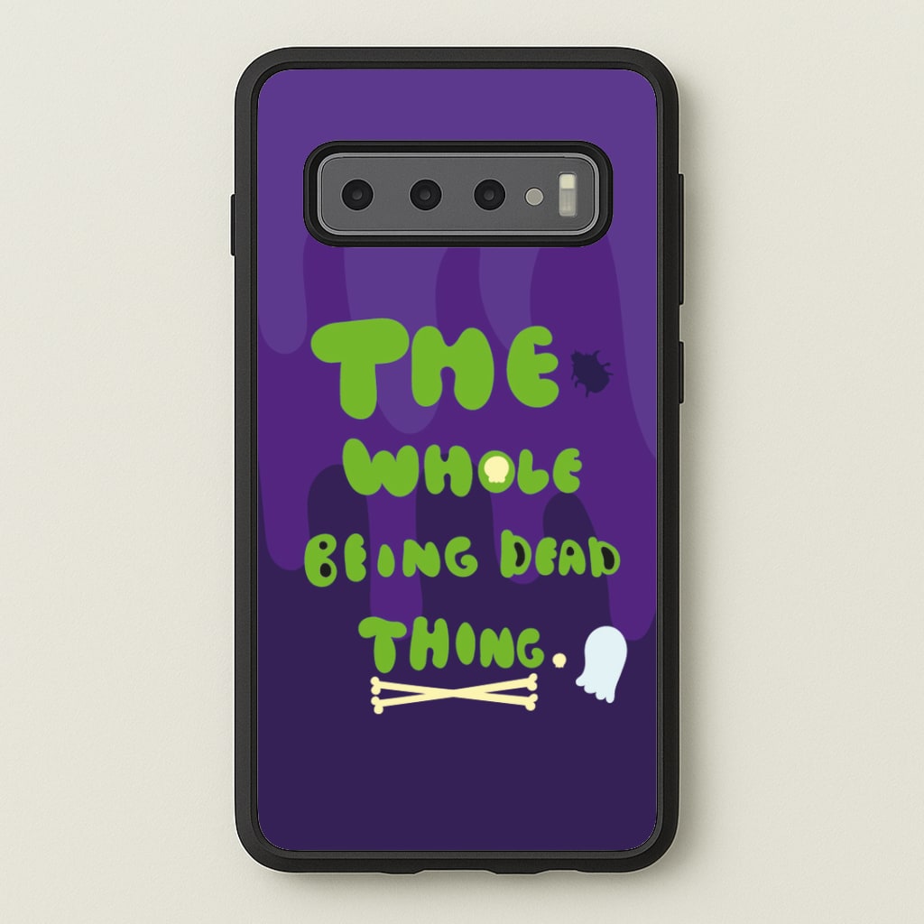 The Whole Being Dead Thing - Beetle Halloween Phone Case