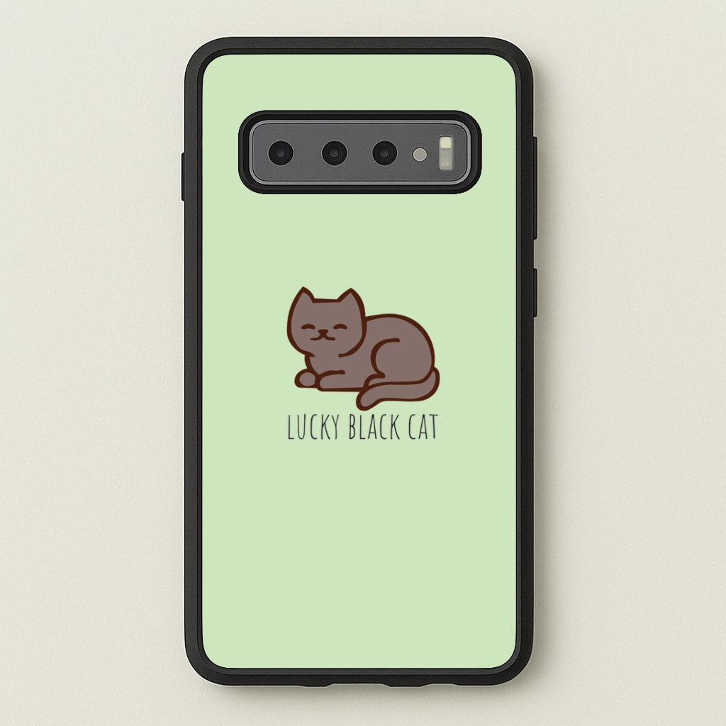 Lucky Black Cat - Cats Phone Case