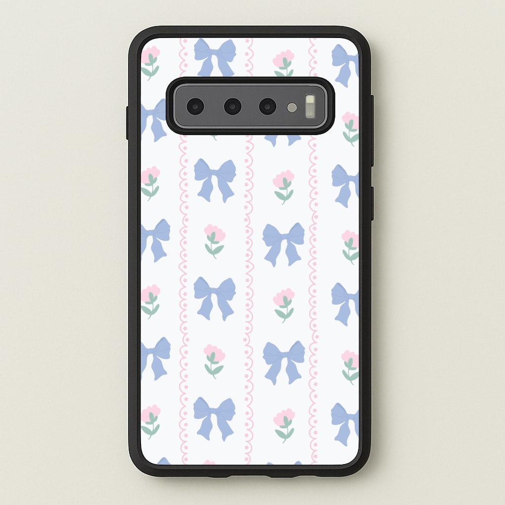 Pink Bows Pattern - Clean Girl Aesthetic Phone Case