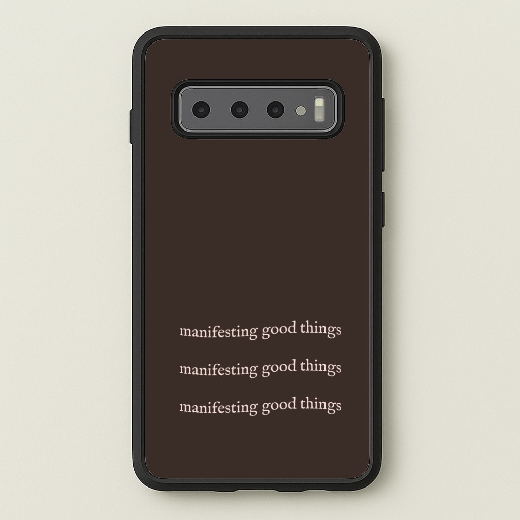 Manifesting Good Things Phone Case