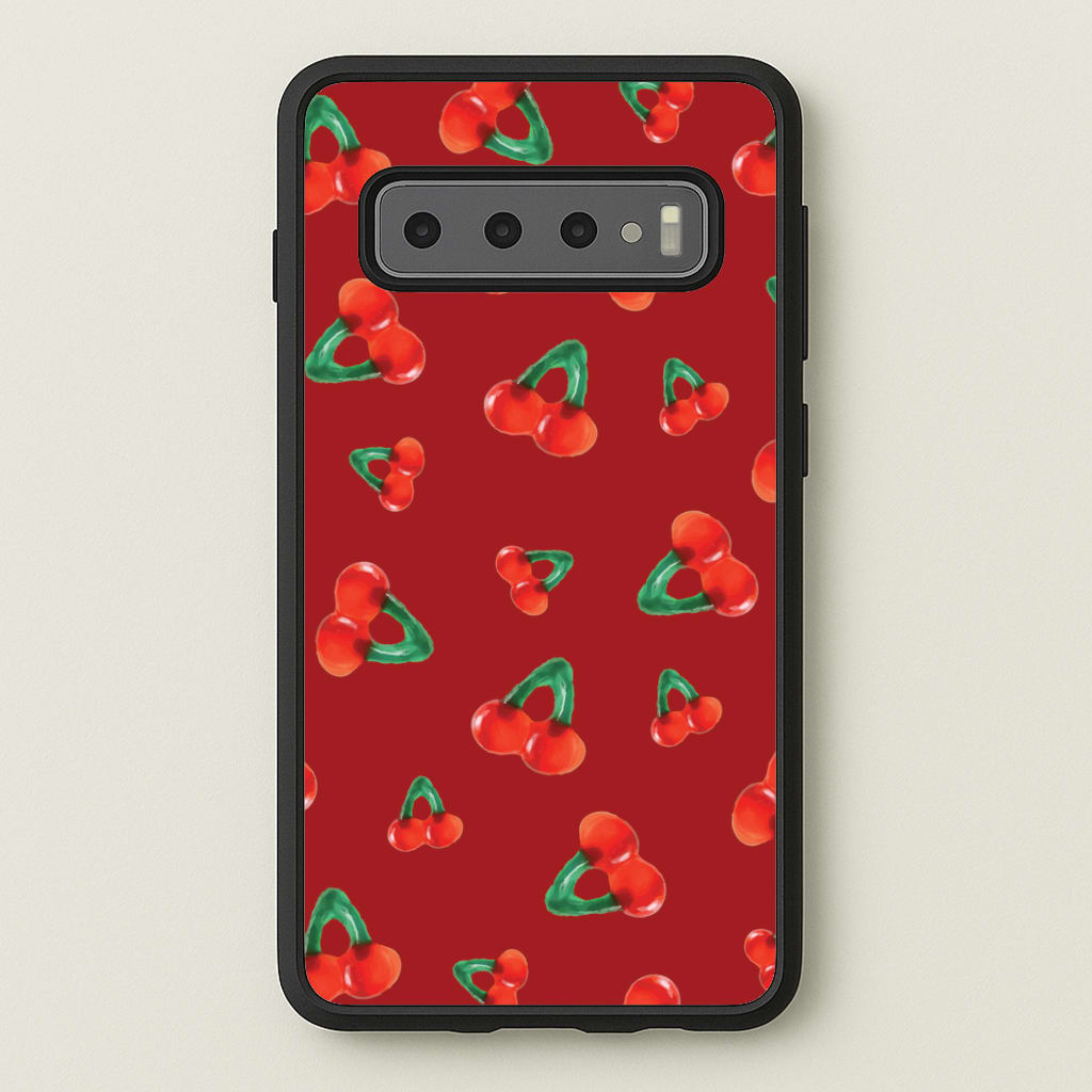 Gummy Cherries Pattern Phone Case