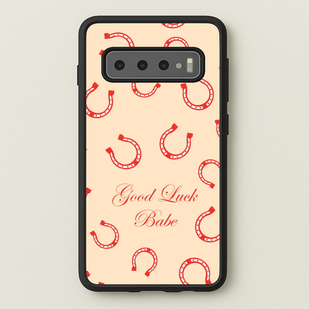 Good Luck Babe Horseshoe Phone Case