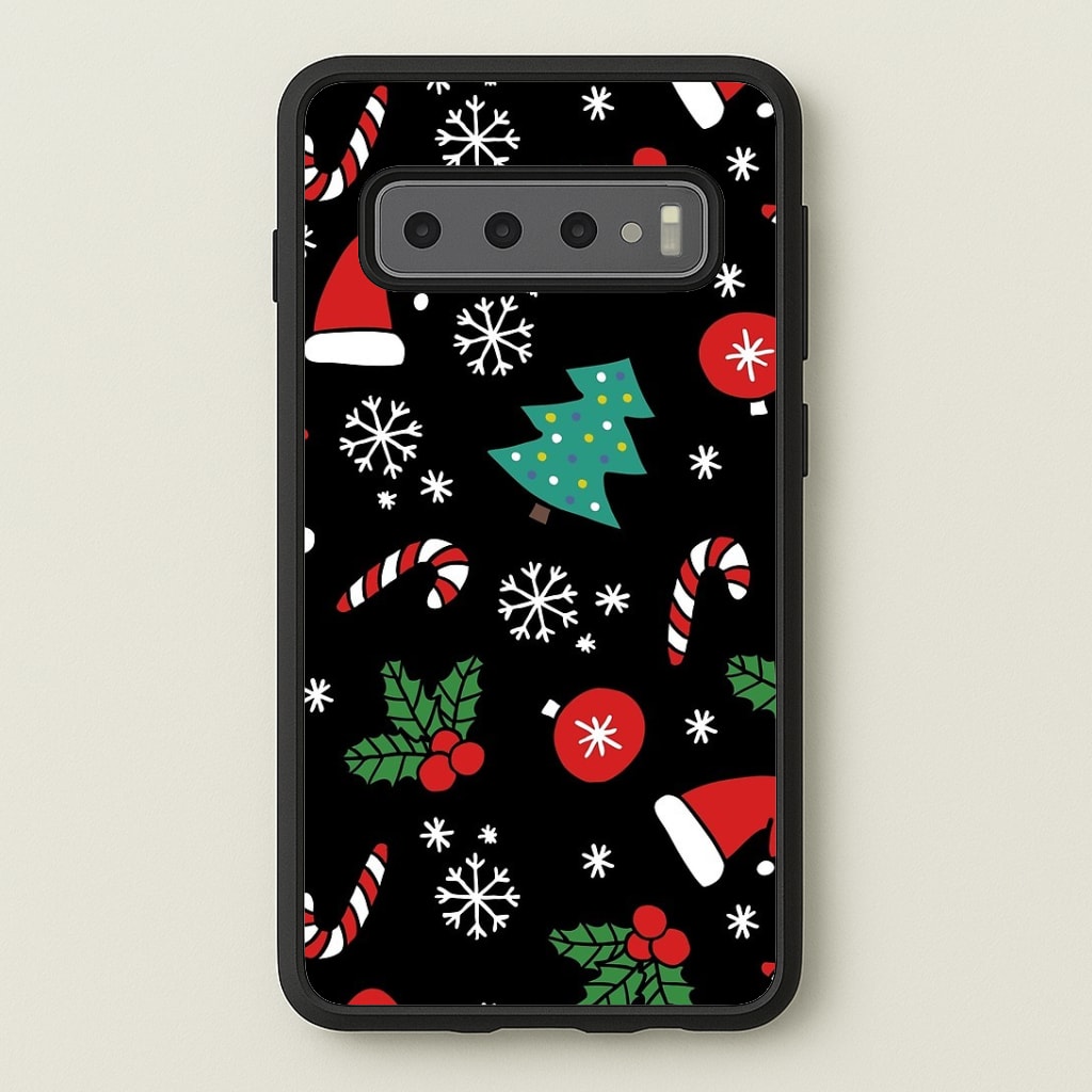 Christmas Objects Pattern Phone Case