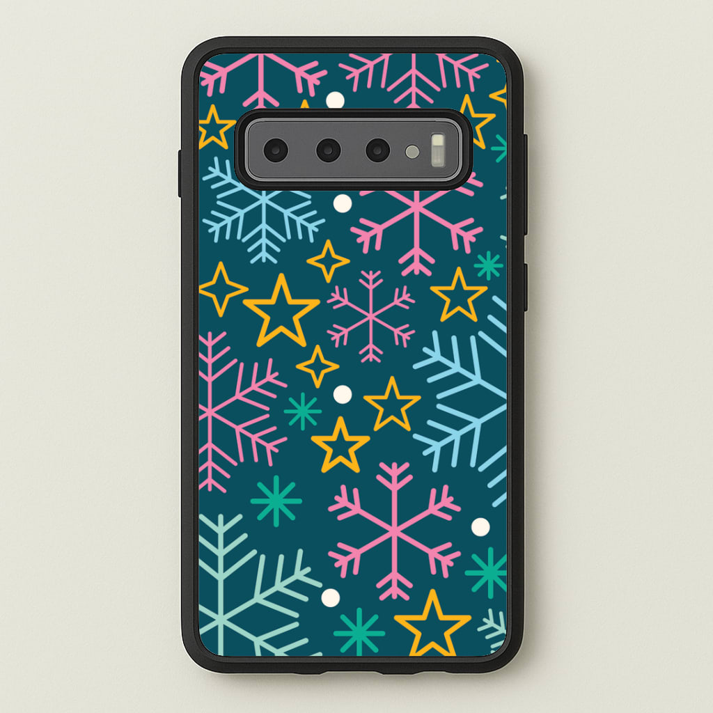 Colourful Christmas Symbols Pattern Phone Case