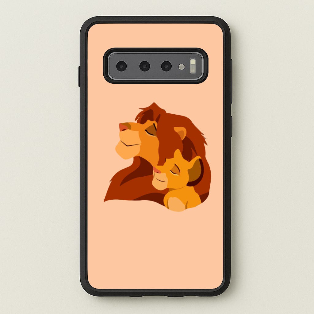 King Lion And Cub Phone Case