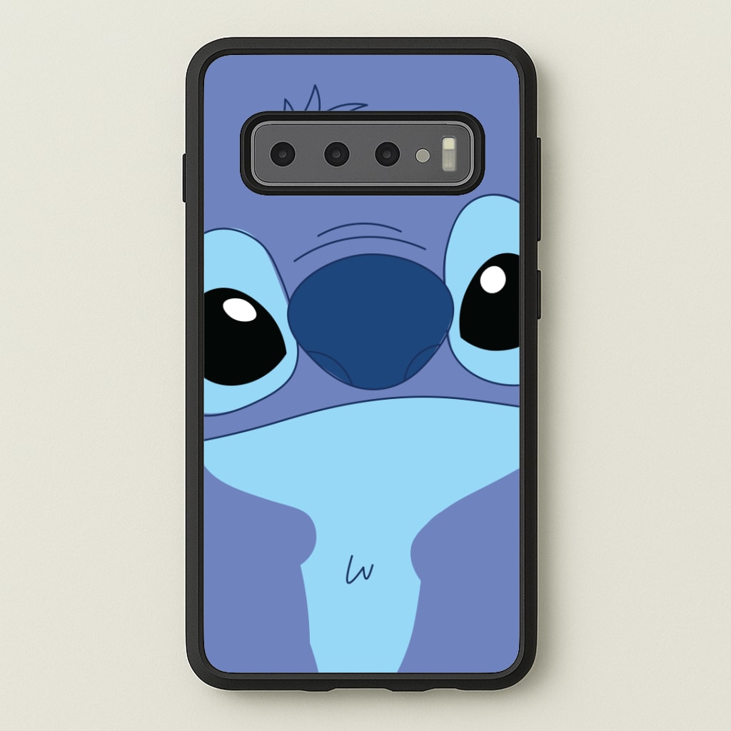 Blue Alien Face Phone Case