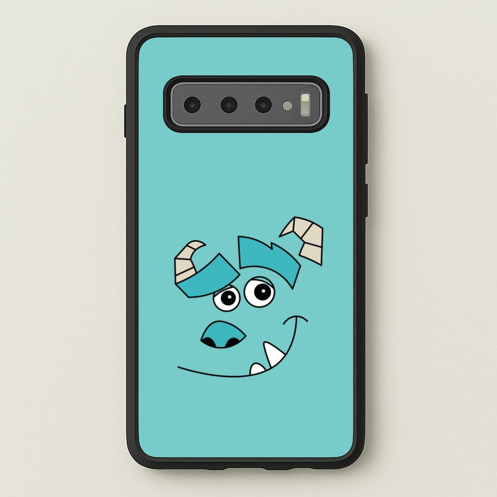 Blue Monster Face Phone Case