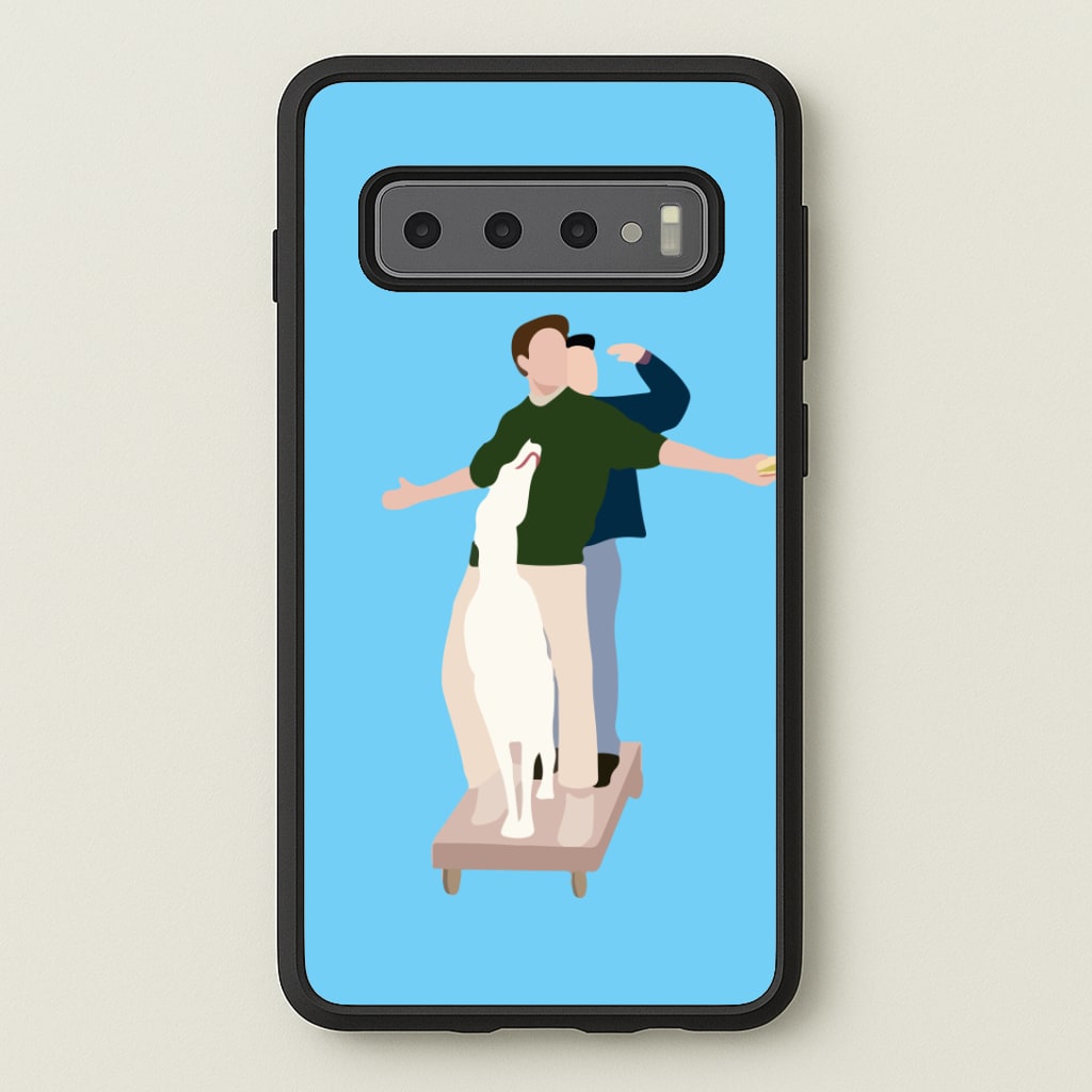 Two Men And A Dog Phone Case