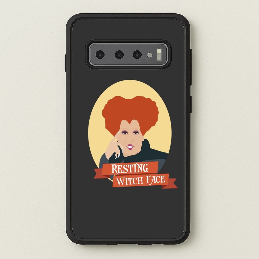 Resting Witch Face - Hocus Halloween Phone Case