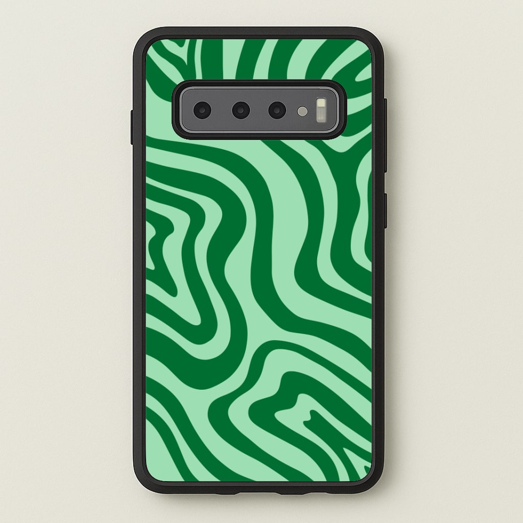 Green Abstract Halloween Phone Case
