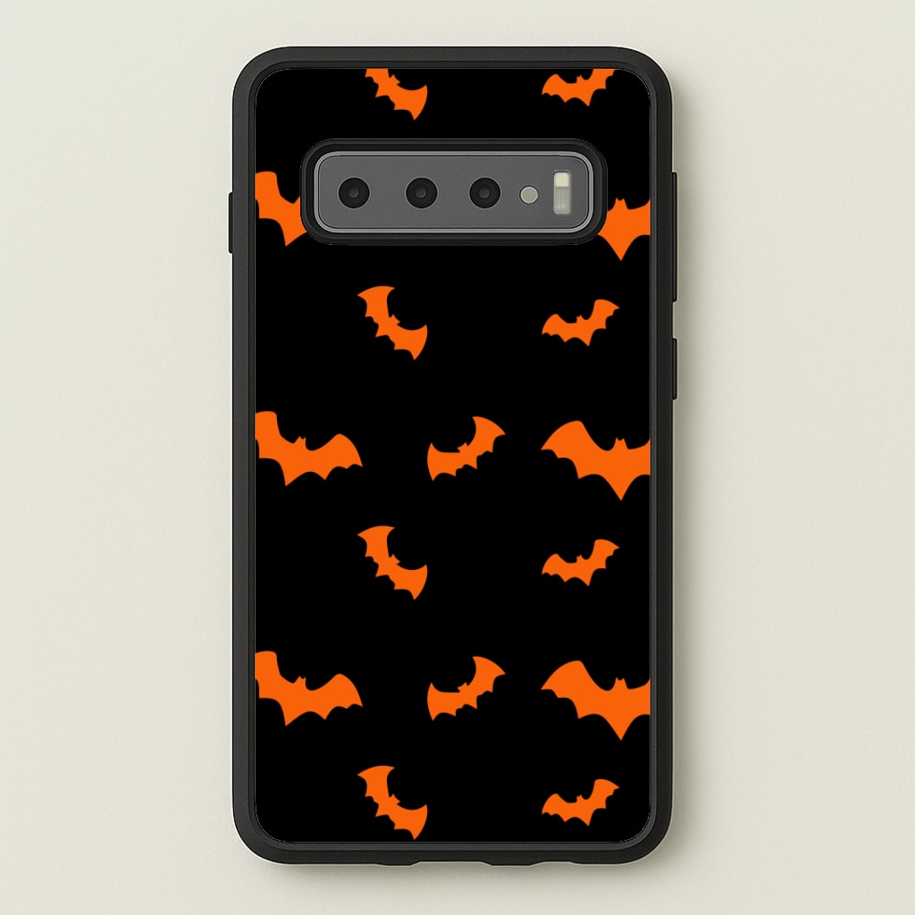 Orange Bat Phone Case